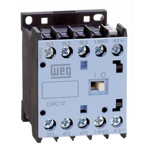 Contator Weg Cwc 012.10E 220v Vac Mini Contator Bobina Vac 12 Amperes para PDW 04