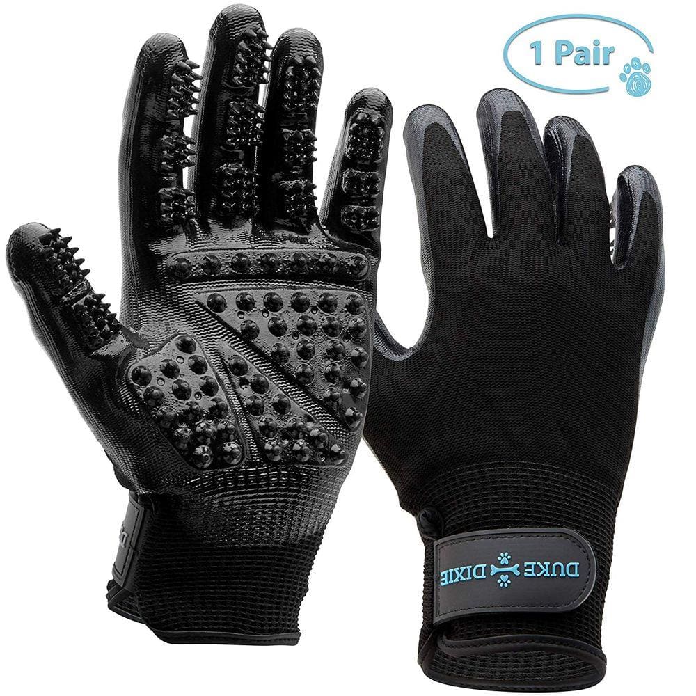 Par Luvas Escova Tira Pelos Cães True Touch Duke & Dixie