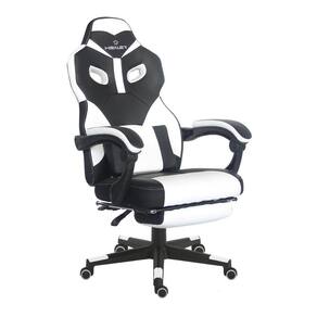 Cadeira gamer com apoio de pés Tanker Healer Branca