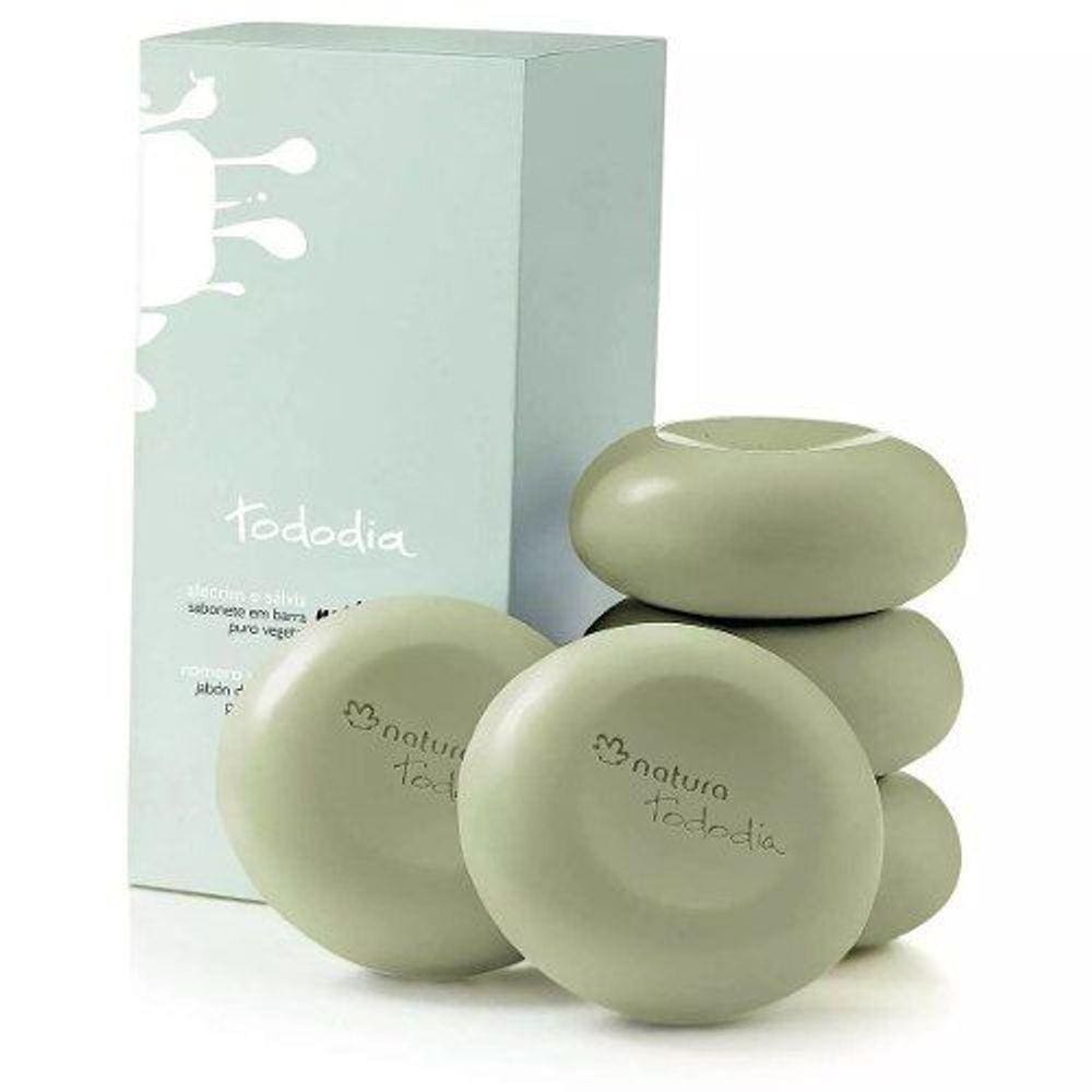 Sabonete Em Barra Vegetal Alecrim E Sálvia 5x90g