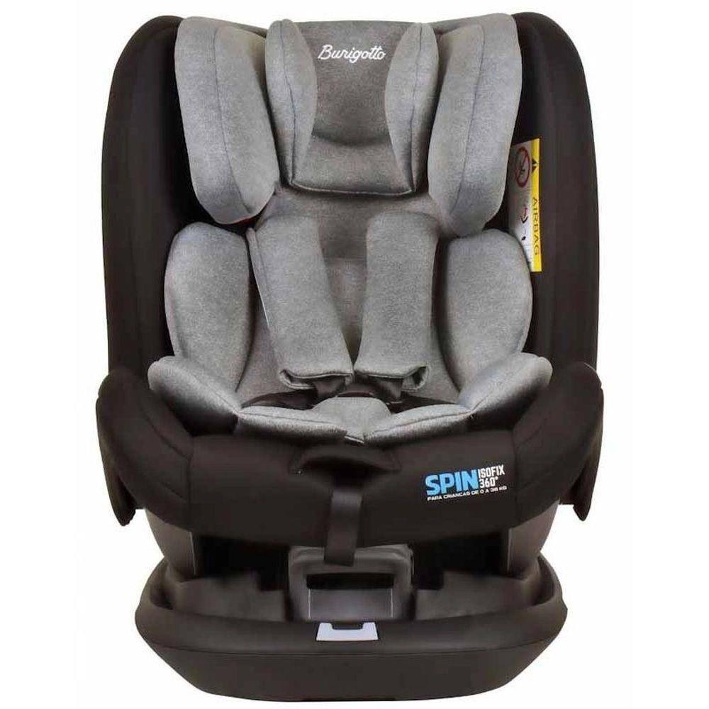 Cadeirinha Spin 360° Isofix 0 a 36 Kg - Gray - Burigotto