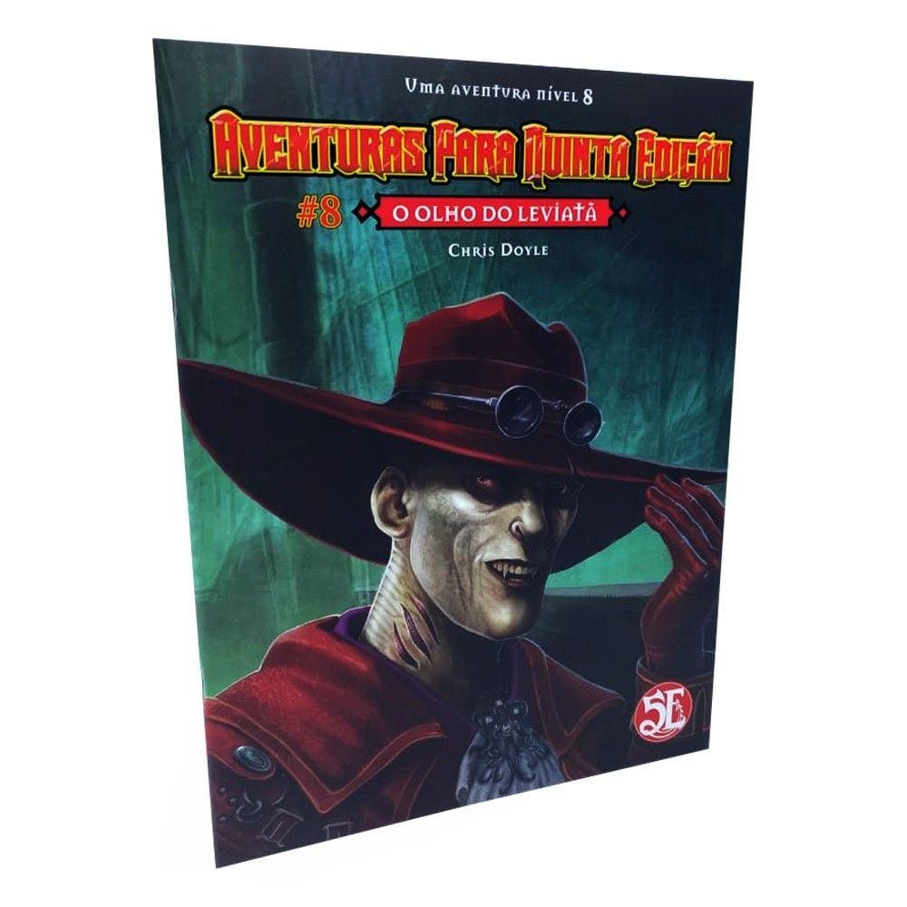 Dungeons & Dragons Aventuras para 5a Edição N.8 O Olho do Leviatã em Portugues Galápagos AQE008