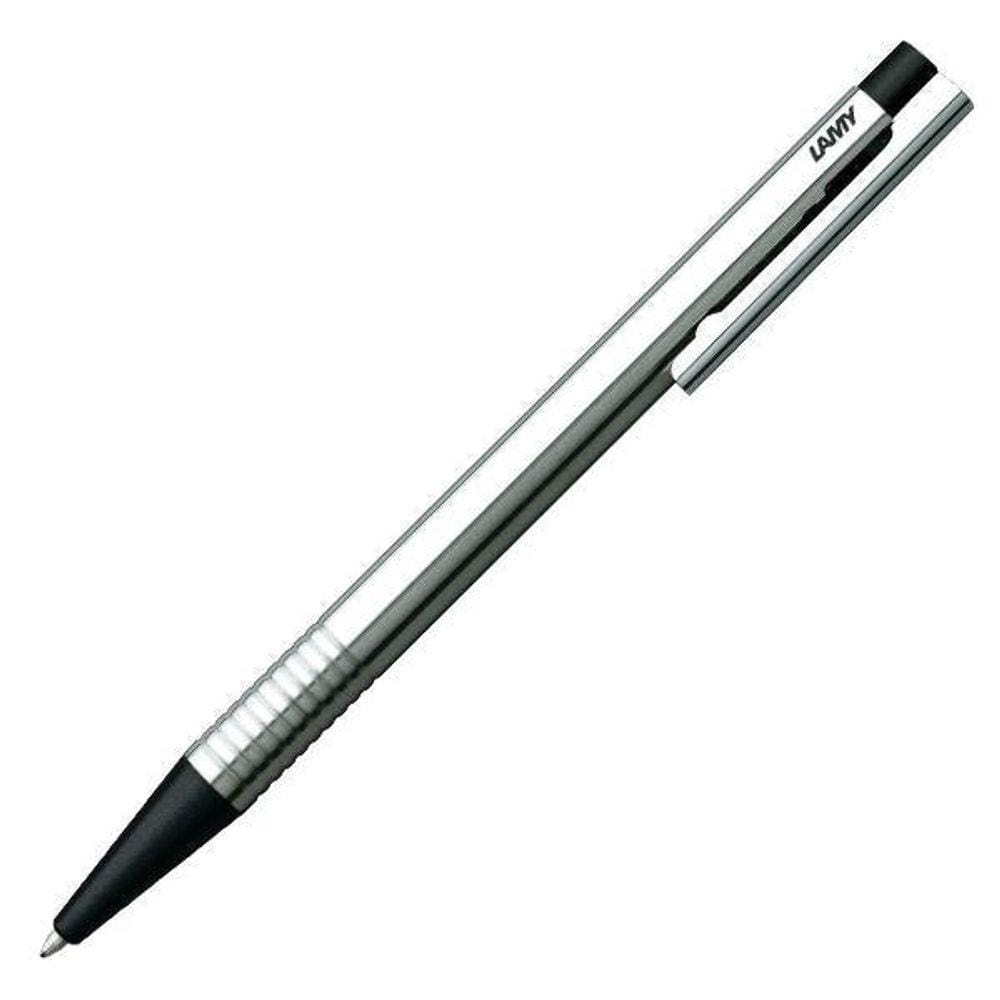 Caneta Esferográfica Lamy Logo Aço Inoxidável Preto