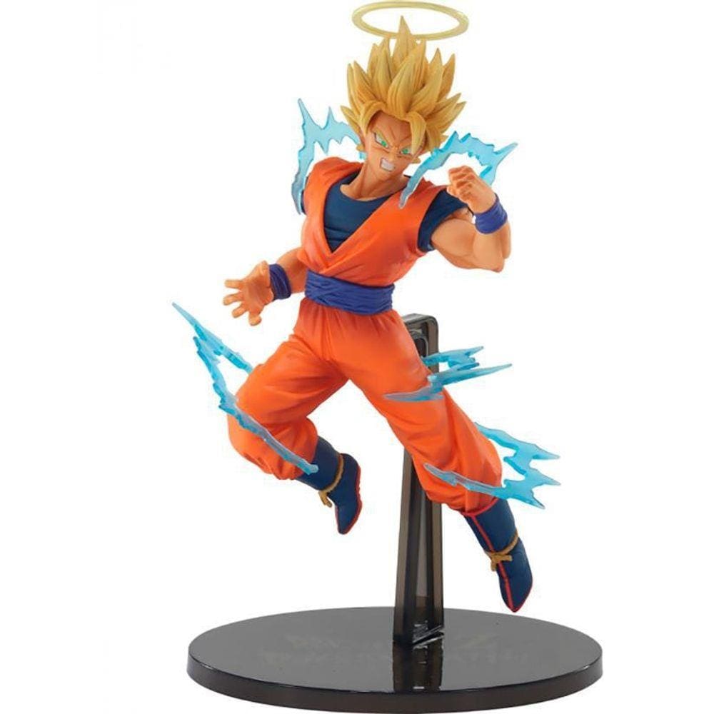 Boneco Dragon Ball - Goku Super Saiyan 3 - 10cm Banpresto