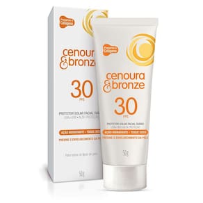 Protetor Solar Facial Cenoura E Bronze Fps30 50g