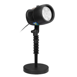Projetor Led Holografico Luz Natal Natalino USB ou Tomada 12 Slides Jardim Casa Festa