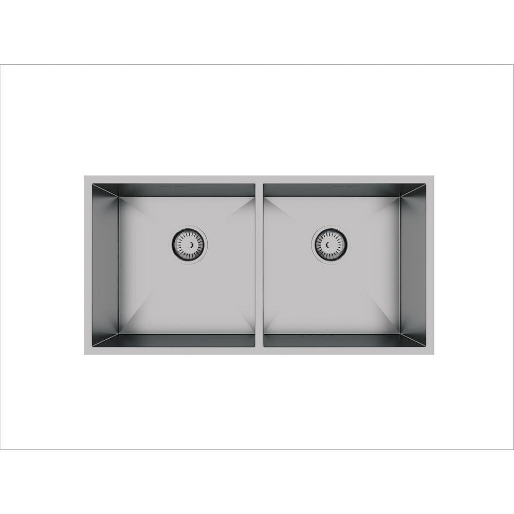 Cuba Dupla Inox Quadrada Gourmet Com Válvula