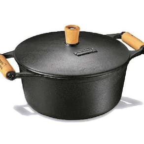 Panela Caçarola De Ferro 4,5 Litros 27x11cm  Panela Mineira