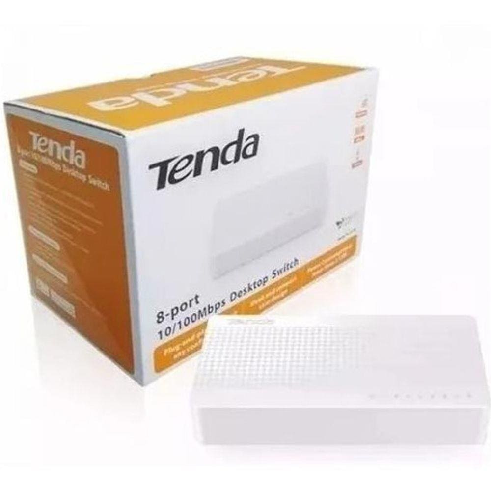Switch Tenda S108 10/100Mbps 8 Portas