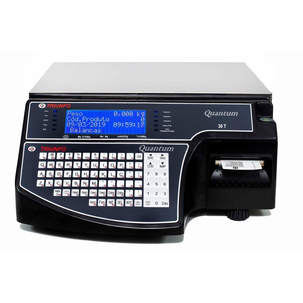 Balança Etiquetadora Triunfo Quantum 30-T 30Kg X  Wi-Fi