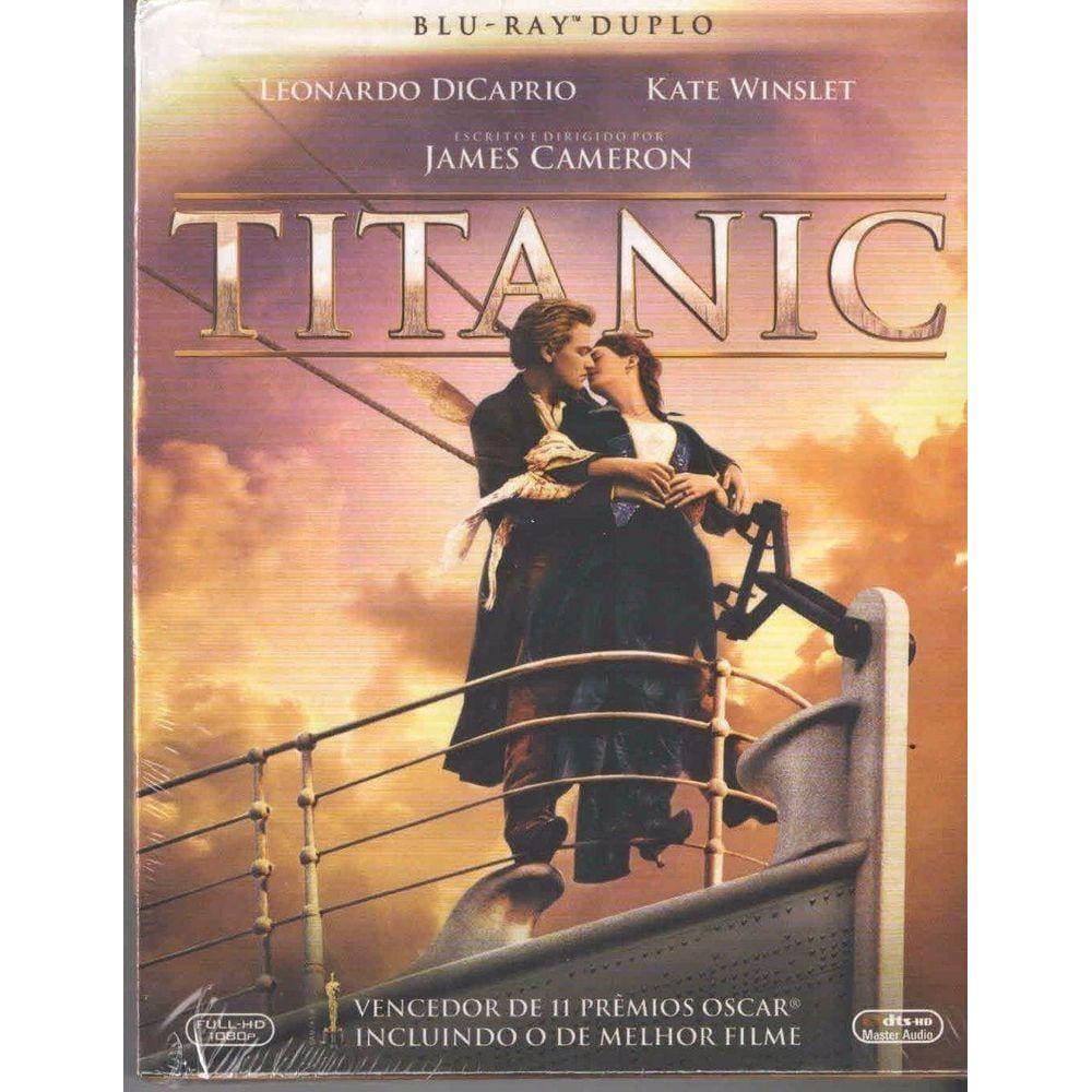 Blu-Ray : Titanic - Edição Nacional Duplo Com Luva