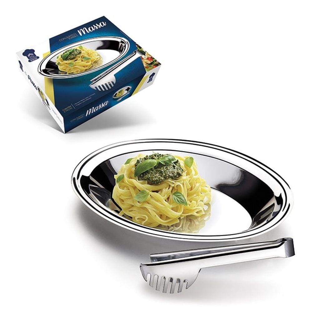 Conjunto Para Massa 2 Pçs Inox