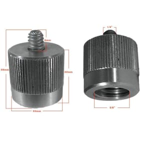 Adaptador para Tripe Rosca 5/8 X 1/4 - Cortag