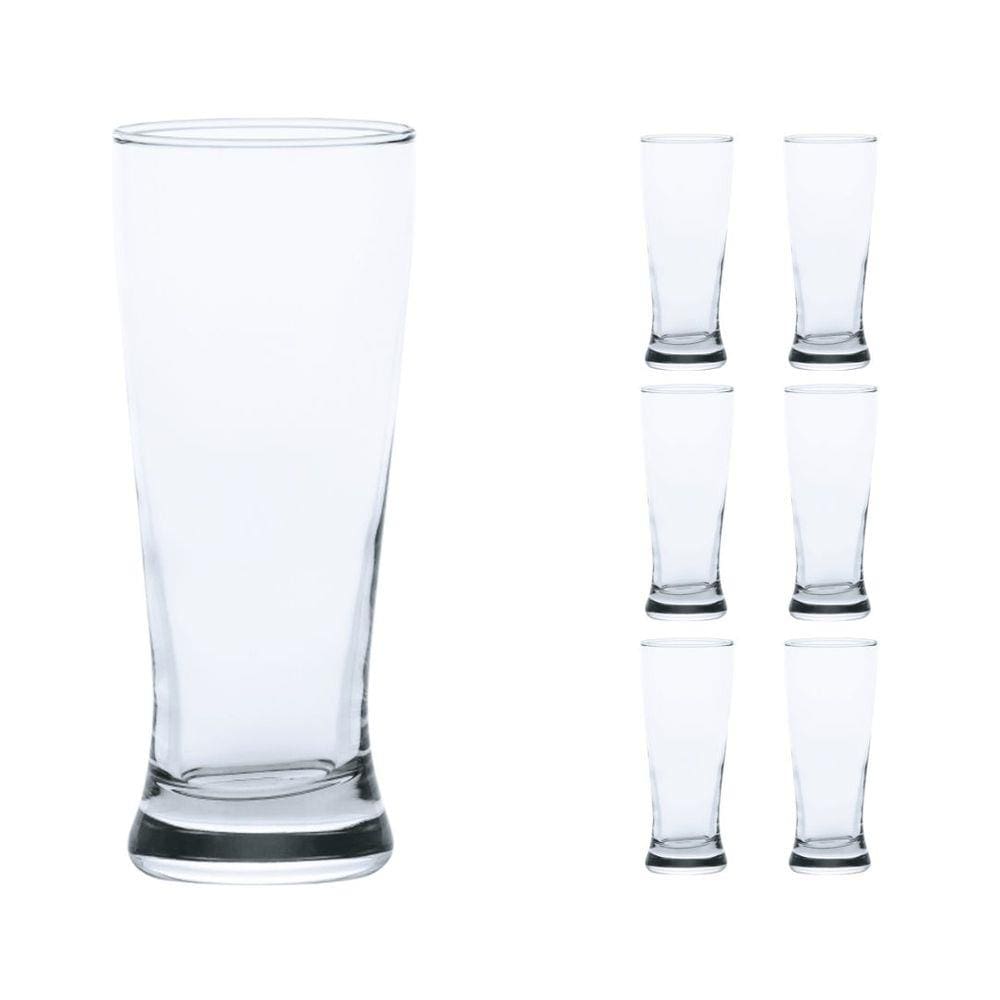 Conjunto 6 Copos Rostock Pilsener Casa Linda 296 ml