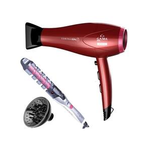 Secador De Cabelo Gama 2200w Salão Difusor Prancha Titanium