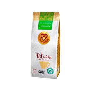 Café Orgânico Moído Rituais 100% Arábica 3 Corações 250g