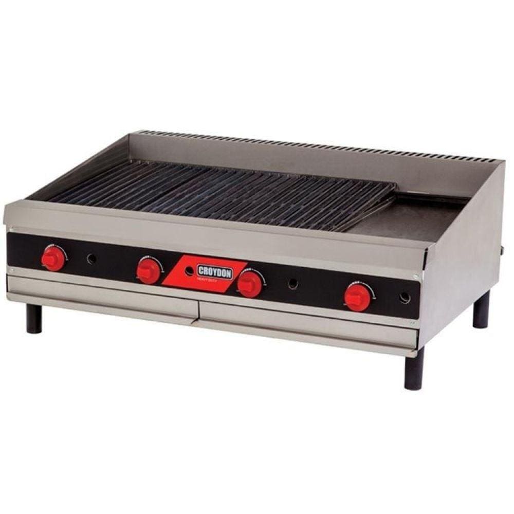 Char Broiler a Gás 100cm Pedra Croydon CCP-4