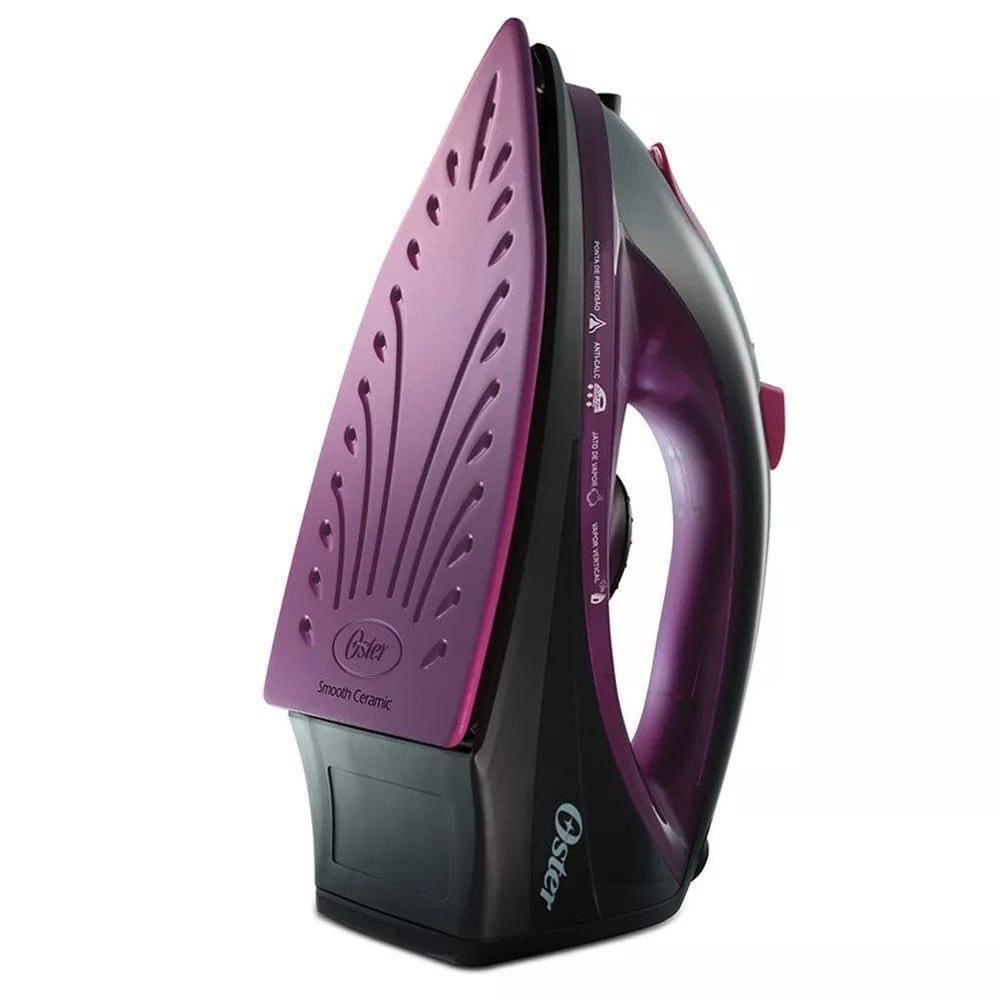 Ferro a Vapor Oster Preto e Roxo Cerâmica 5956