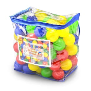Kit 100 Bolinhas Coloridas de Plástico - Braskit
