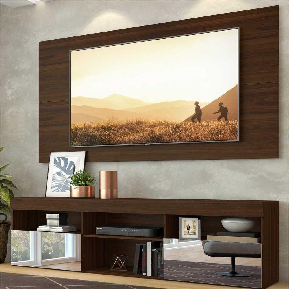 Rack com Painel para TV até 65” e Espelho Flórida Multimóveis Duna
