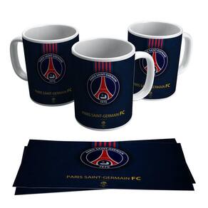 Caneca PSG Time Francês Neymar Escudo Brasão Logo Marca