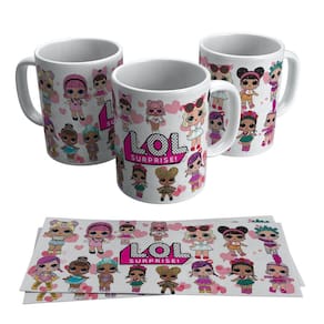 Caneca Boneca LOL Surprise Presente Criança Menina