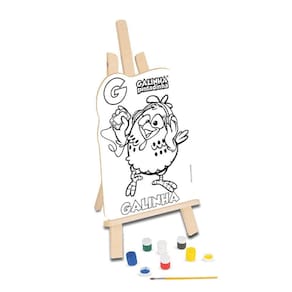 Kit de Pintura Galinha Pintadinha com Cavalete - Nig