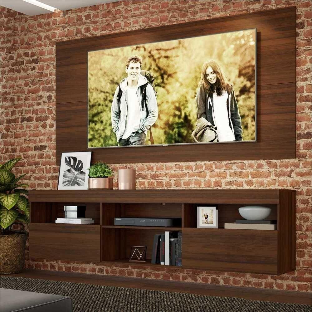 Painel TV até 65" com Rack Suspenso Flórida Multimóveis