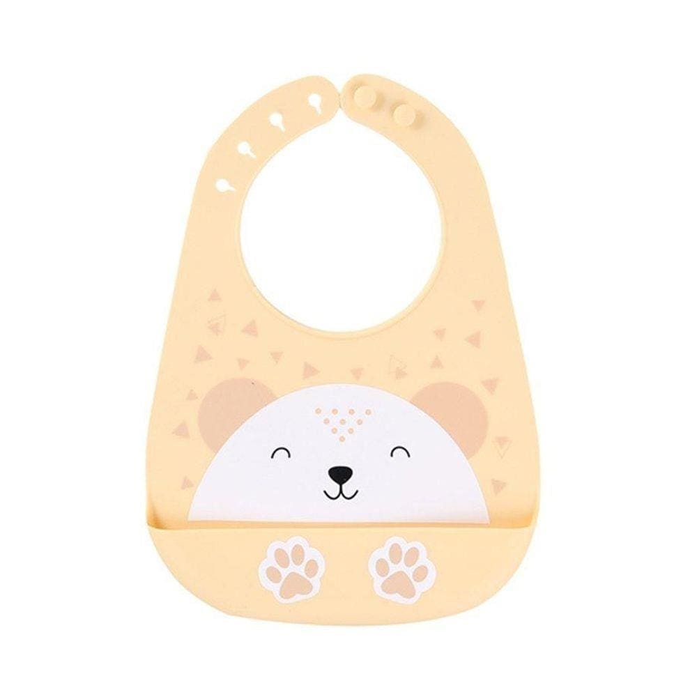 Babador De Silicone Bolso Neutro 29Cm X 20Cm - Mami Bichuus