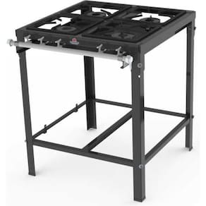 Fogão Industriasl 4 Bocas Simples (c/ Registro p/ Forno) PMS-400N Progás