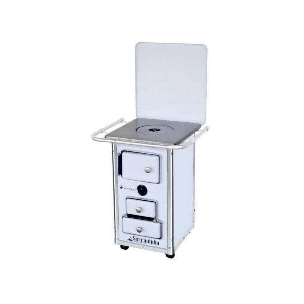Aquecedor a Gás Serraninho Branco ComTampa AAGSBR Met. Venâncio.