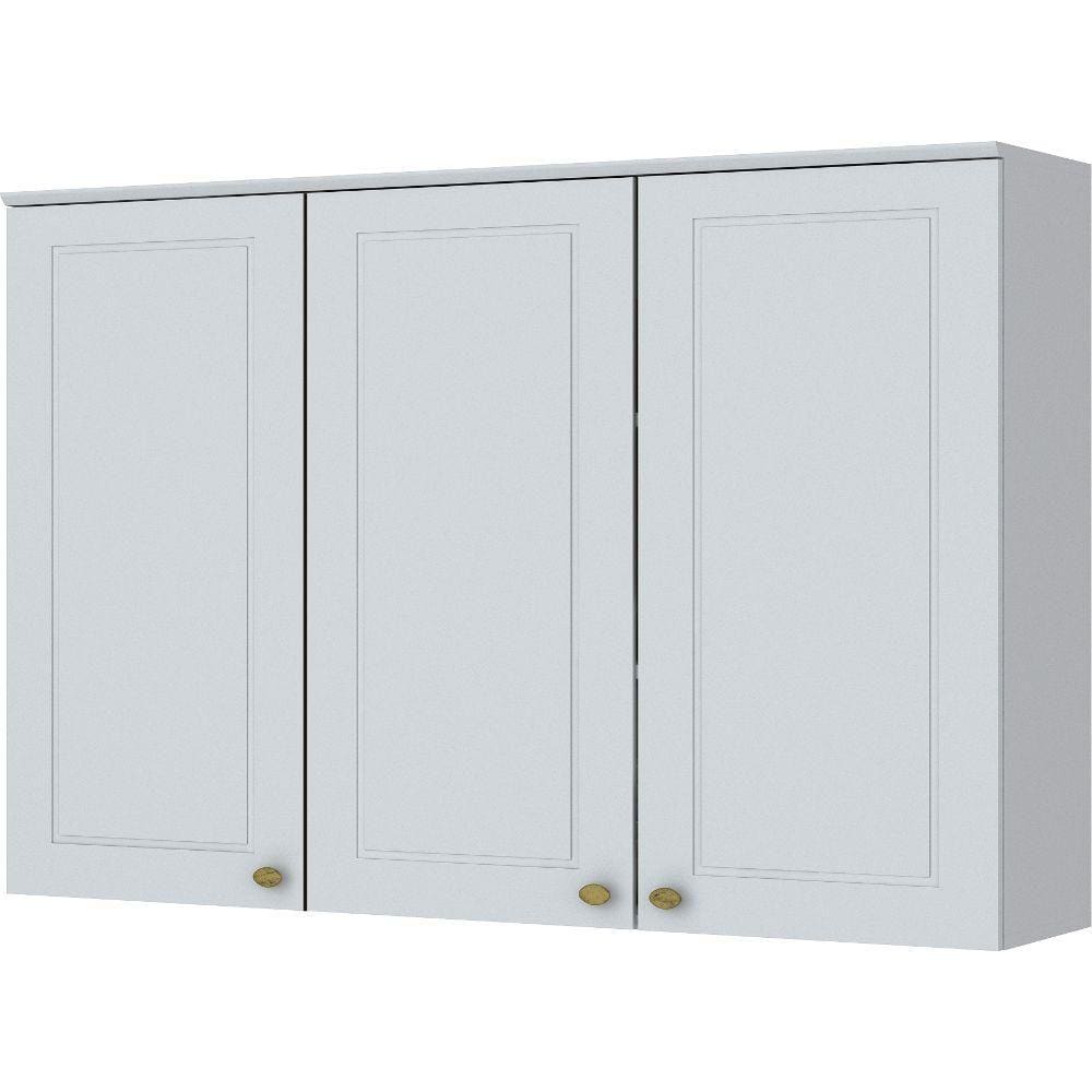 Armário Aéreo 03 Portas 1200mm Americana Henn - Branco HP