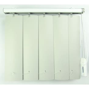 Persiana Vertical Em Pvc Crisdan Largura 2,10 X 2,20 Altura Cinza