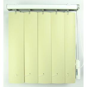 Persiana Vertical Em Pvc Crisdan Largura 1,50 X 1,50 Altura Camurça
