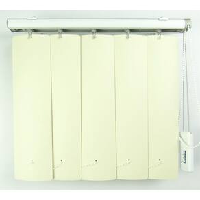 Persiana Vertical Em Pvc Crisdan Largura 1,50 X 1,50 Altura Bege