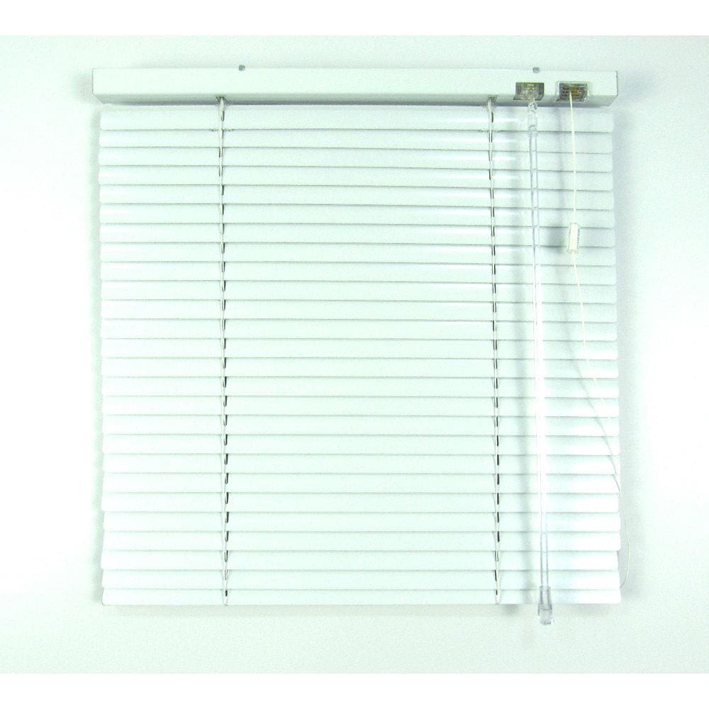 Persiana Horizontal 25Mm Alumínio Crisdan Largura 1,60 X 1,40 Altura Branco