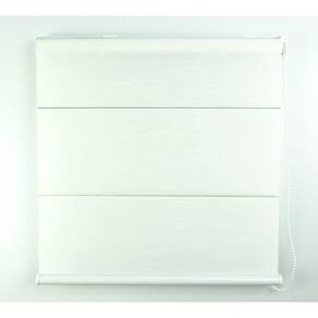 Cortina Romana Napoles Com Blackout Crisdan 1,90 Largura X 2,30 Altura Branco