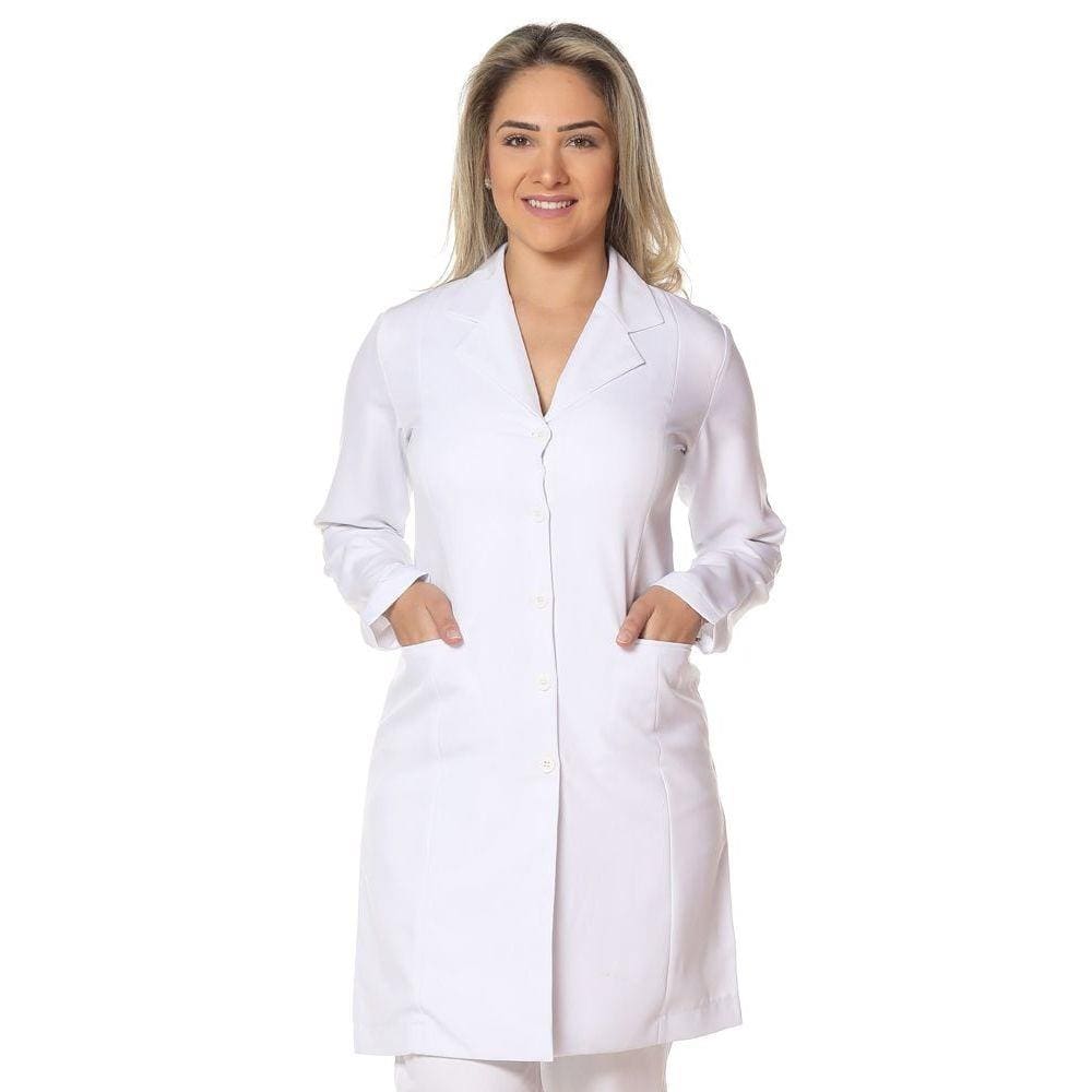 Jaleco Feminino Manga Longa Corporat