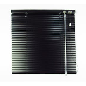 Persiana Horizontal 25Mm Alumínio Crisdan Largura 1,00 X 1,40 Altura Preto