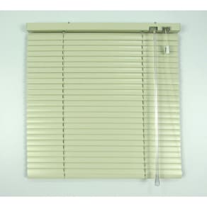 Persiana Horizontal 25Mm Alumínio Crisdan Largura 2,10 X 2,20 Altura Bege