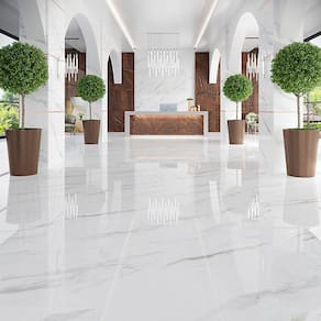 Porcelanato Calacata Altissimo Lux 90x90cm Caixa com 2,40m²
