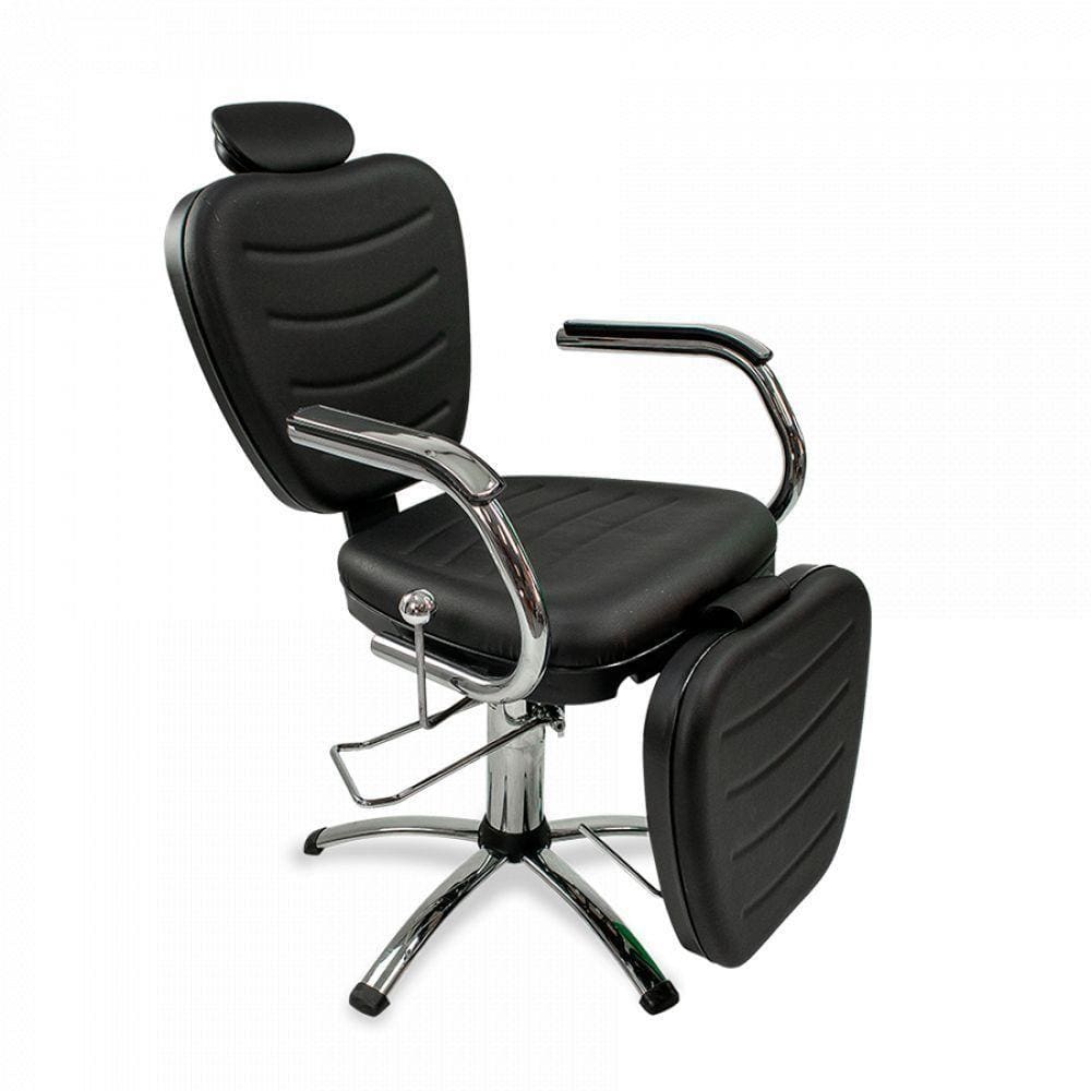 Cadeira Top Make Preto Base Antiderrapante Dompel
