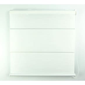Cortina Romana Napoles Com Blackout Crisdan 1,80 Largura X 1,50 Altura Branco