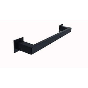 Porta Toalha De Parede Jacaraipe 40cm Preto Inox