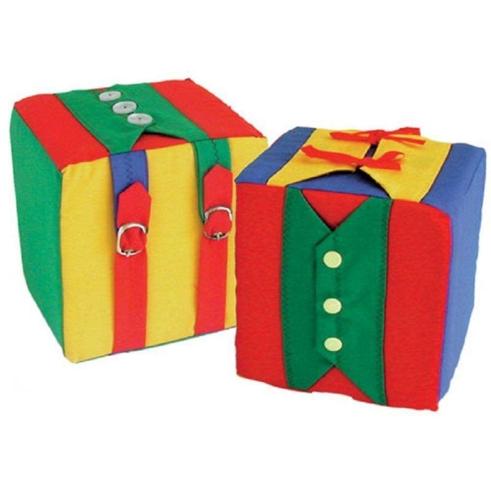 Cubos De Atividades 2 Cubos 16x16x16cm Para 8 Atividades