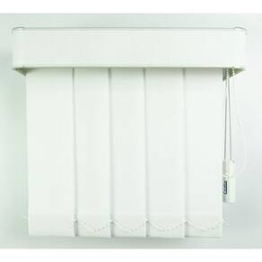 Persiana Vertical Em Tecido Blackout Com Bando Crisdan Largura 2,00 X 2,20 Altura Branco