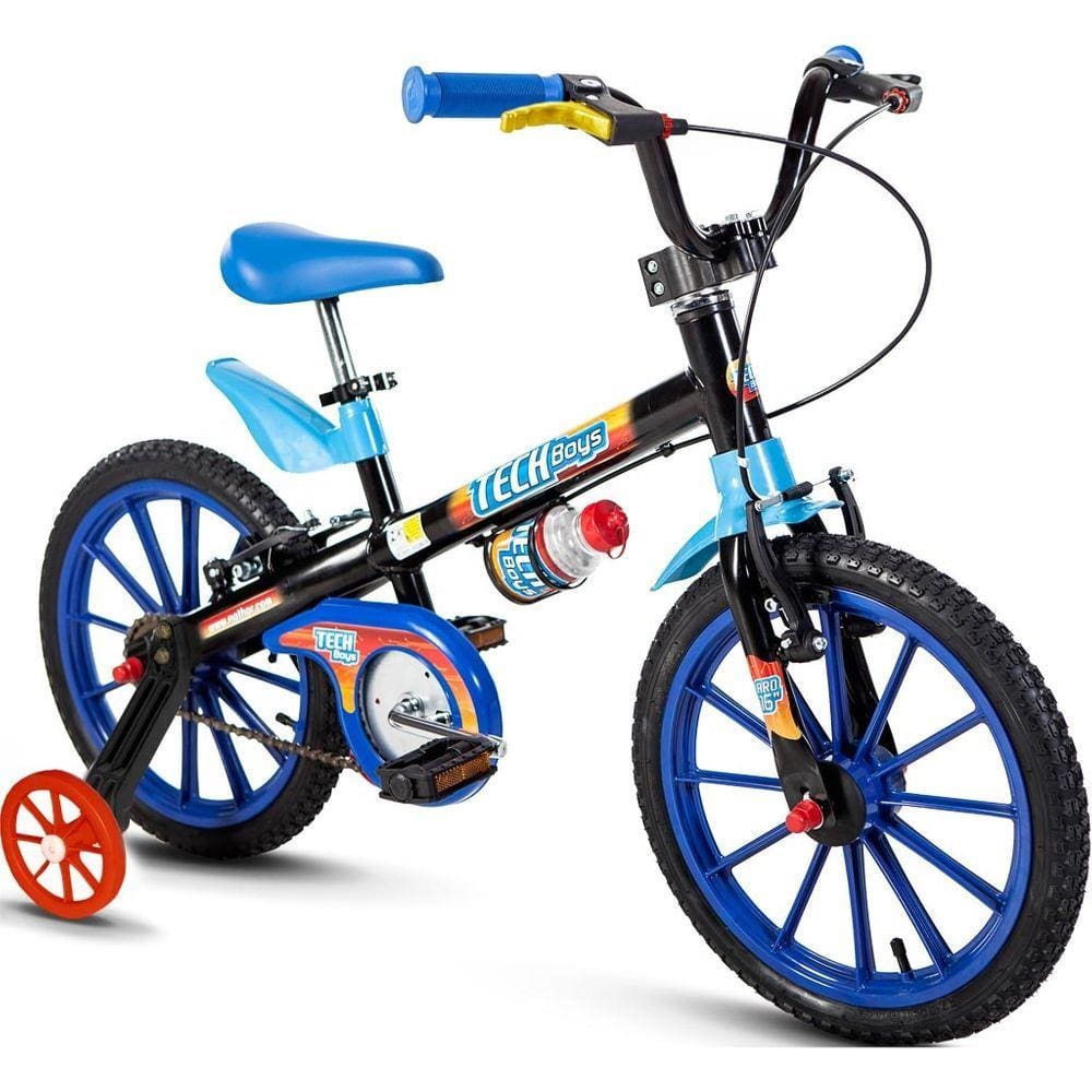 Bicicleta Infantil Para Menino Aro 16 Tech Boys Nathor