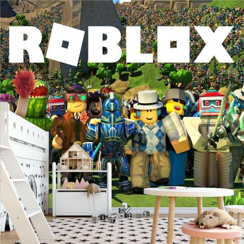 Papel De Parede Adesivo Jogo Roblox