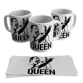 Caneca Queen Freddie Mercury Caricatura Cantor Rock Música