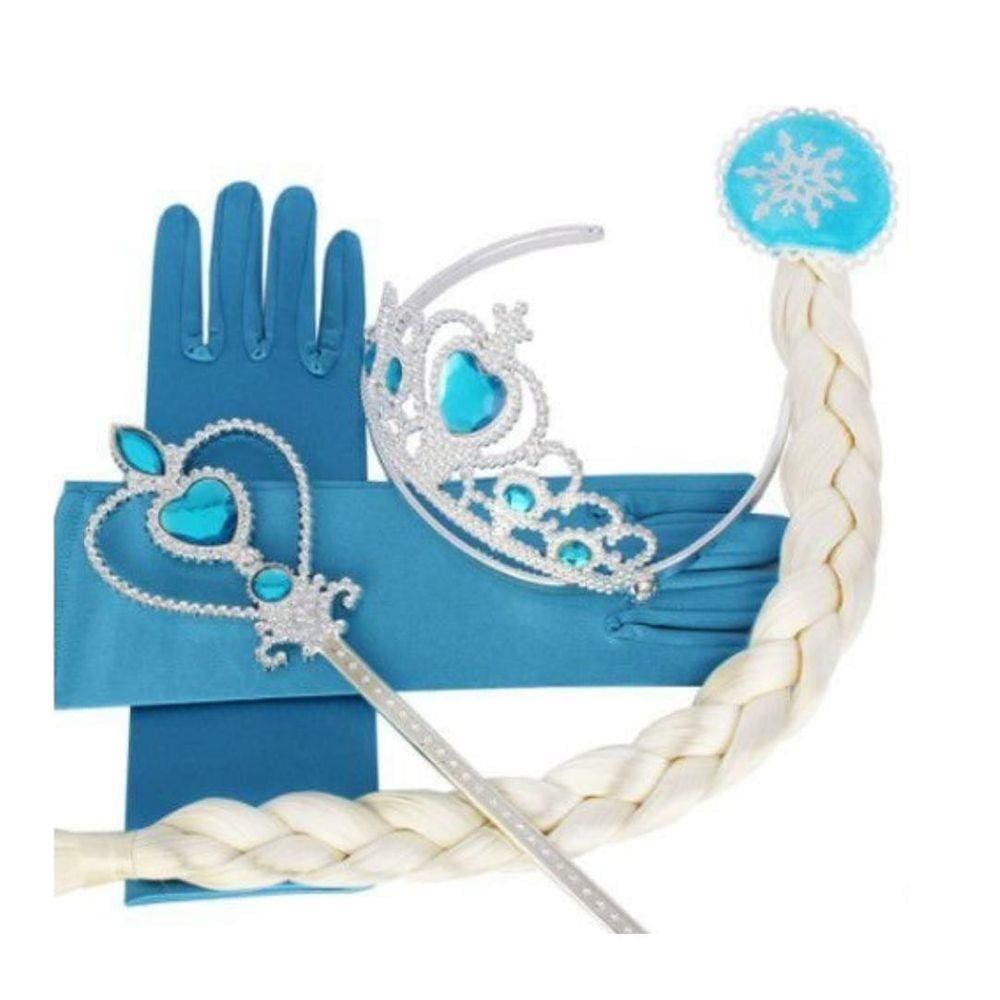 Kit acessórios Elsa Rainha da Neve Frozen Azul claro